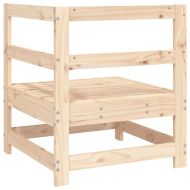 Градински ъглов диван, бор масив