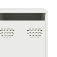 ТВ шкаф бял 202x39x43,5 см студеновалцувана стомана