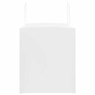 Хартиени торбички 250 бр с дръжки бели 32x22x24 см