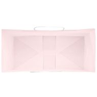 Хартиени торбички 50 бр с дръжки розови 18x8x22 см