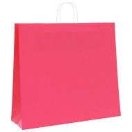 Хартиени торбички 50 бр с дръжки розови 54x15x49 см