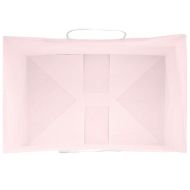 Хартиени торбички 250 бр с дръжки розови 32x22x28 см