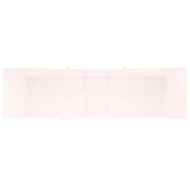 Хартиени торбички 250 бр с дръжки розови 54x15x49 см