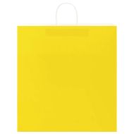 Хартиени торбички 250 бр с дръжки жълти 45x17x48 см