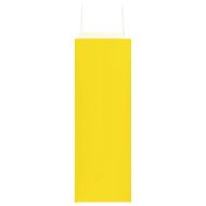 Хартиени торбички 250 бр с дръжки жълти 45x17x48 см