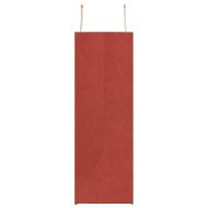 Хартиени торбички 250 бр с дръжки червени 54x15x49 см