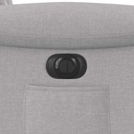 Електрически наклоняем стол, облачно сив, текстил