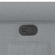 Реклайнер стол, светлосив, текстил