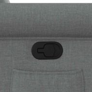 Реклайнер, тъмносив, текстил