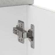 Кухненски шкаф, "Kalmar", бетонно сив, инженерно дърво