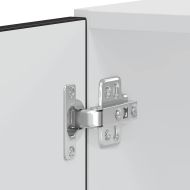 Шкафове за фурна 2 бр. "Lucca" черни, инженерно дърво