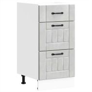 Кухненски шкаф Lucca, бетонно сив, инженерно дърво