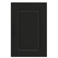 Кухненски стенен шкаф, Kalmar, черен, инженерно дърво