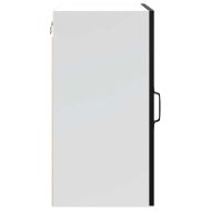 Кухненски стенен шкаф, Kalmar, черен, инженерно дърво