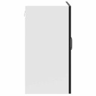 Кухненски стенен шкаф, Kalmar, черен, инженерно дърво