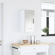 Кухненски стенен шкаф, Kalmar, бетонно сив, инженерно дърво