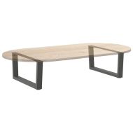 Крака за масичка за кафе, V-образна, 2 бр., антрацит, 70x(30-31,3) см, стомана