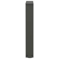 Крака за масичка за кафе, V-образна, 2 бр., антрацит, 38 x (42-43,3) см, стомана
