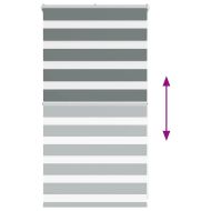 Зеброва щора 80x100 см ширина на плата 75,9 cm полиестер