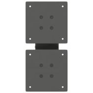 Крака за масичка за кафе, X-образни, 2 бр., антрацит, 40x(30-31) см, стомана