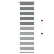 Зеброва щора 45x150 см Ширина на плата 40,9 см Полиестер