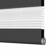 Зеброва щора черна 80x100 см ширина на плата 75,9 cm полиестер