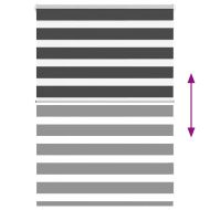 Зеброва щора 110x100 см ширина на плата 105,9 см полиестер