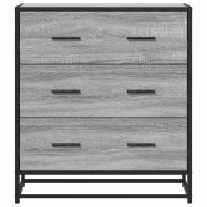 Шкаф Grey Sonoma 68x35x76 cm Изработена дървесина и метал