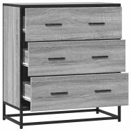 Шкаф Grey Sonoma 68x35x76 cm Изработена дървесина и метал