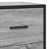 Шкаф Grey Sonoma 68x35x76 cm Изработена дървесина и метал
