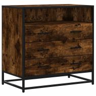 Шкаф с чекмеджета опушен дъб 70x41x70 cm Инженерна дървесина