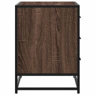 Шкаф с чекмеджета Кафяв дъб 70x41x56 cm Инженерна дървесина