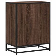 Шкаф за книги Кафяв дъб 60x35x76 cm Инженерна дървесина