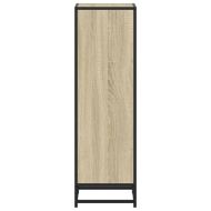 Библиотека, дъб сонома, 33,5x33x107,5 см, инженерно дърво