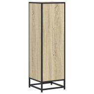 Библиотека, дъб сонома, 33,5x33x107,5 см, инженерно дърво