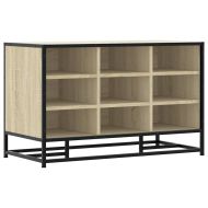 Пейка за обувки Sonoma Oak Изработена от дърво и метал