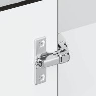 Кухненски стенен ъглов шкаф, Kalmar, черен, инженерно дърво