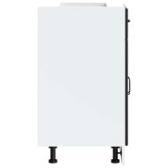 Кухненски шкаф Lucca Черно инженерно дърво