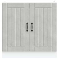 Шкаф за мивка, Lucca, бетонно сив, инженерно дърво