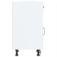 Кухненски шкаф Lucca, бял гланц, инженерно дърв