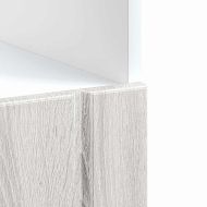 Шкаф за фурна, Lucca, сив сонома, инженерно дърво