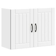 Кухненски стенен шкаф Lucca, бял, инженерно дърво