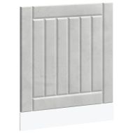 Панел за миялна машина, Lucca, бетонно сив, инженерно дърво