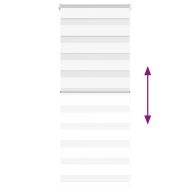 Зеброва щора бял 60x100 см ширина на плата 55,9 cm полиестер