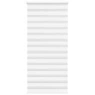 Зеброва щора бял 95x200 см Ширина на плата 90,9 см полиестер