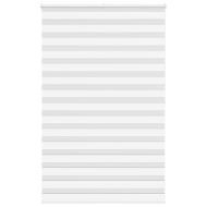 Зеброва щора бял 140x200 см ширина на плата 135,9 см полиестер