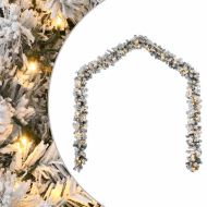 Коледна гирлянда с LED светлини, зелена, 5 м, PVC