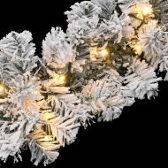 Коледна гирлянда с LED светлини, зелена, 5 м, PVC