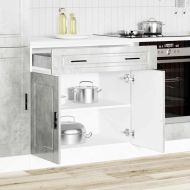 Кухненски шкаф Porto, бетонно сив, инженерно дърво