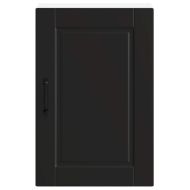 Кухненски стенен шкаф Porto, черен, инженерно дърво